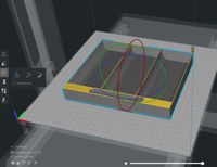 3D-Druck virtuelle Verarbeitung im Slicer Programm